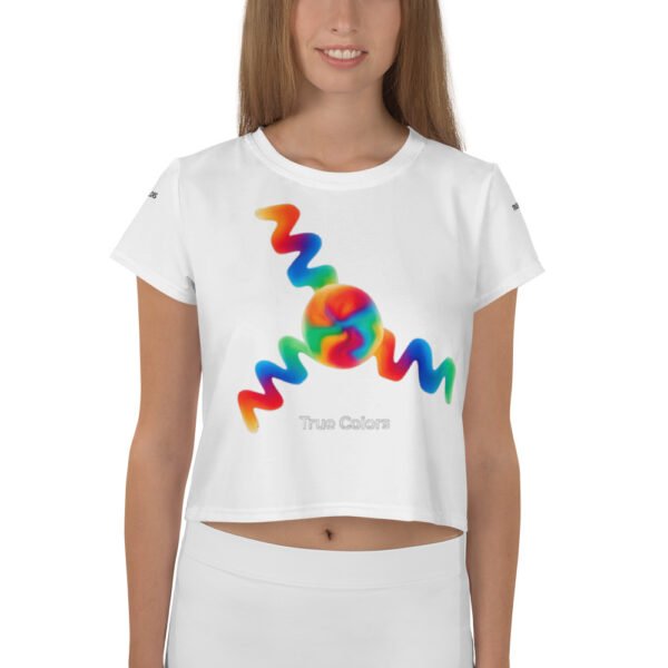 all over print crop tee