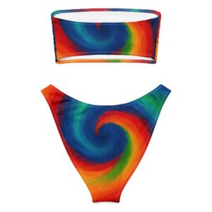 recycled bandeau bikini