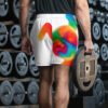 all over print unisex athletic long shorts