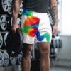 all over print unisex athletic long shorts