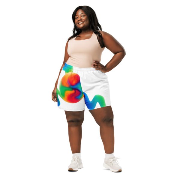 all over print unisex athletic long shorts