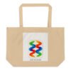 large organic tote bag