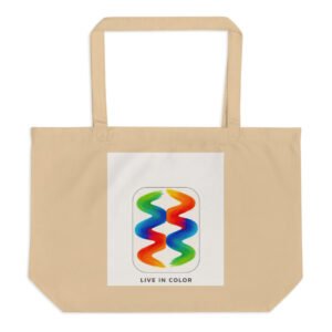 large organic tote bag