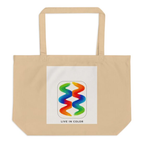 large organic tote bag