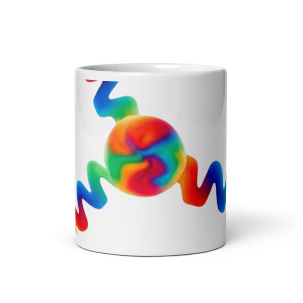 white glossy mug