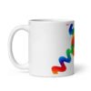 white glossy mug