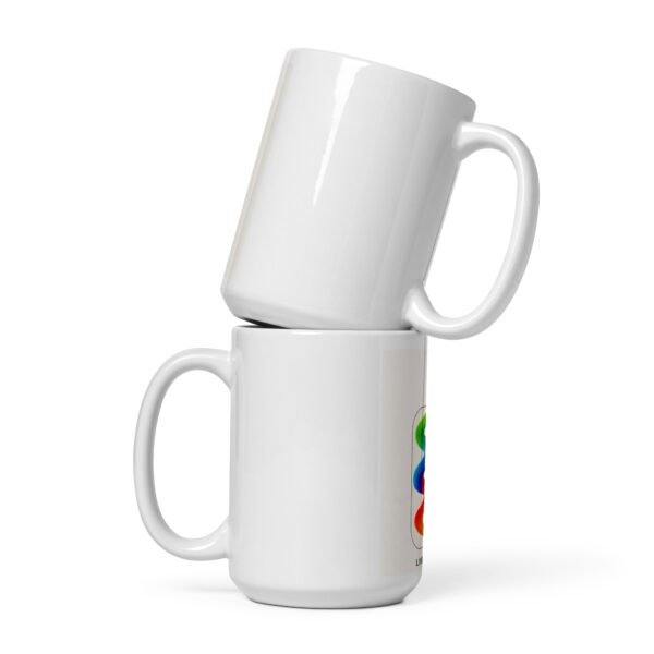 white glossy mug