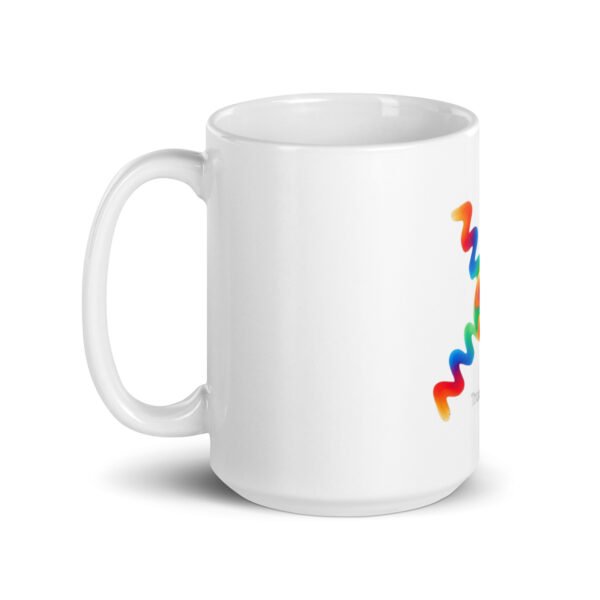 white glossy mug
