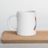 white glossy mug