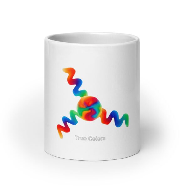 white glossy mug