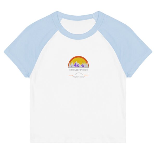 women’s micro rib raglan baby tee