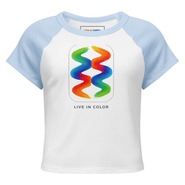 women’s micro rib raglan baby tee