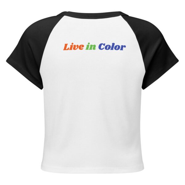 women’s micro rib raglan baby tee