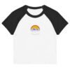 women’s micro rib raglan baby tee