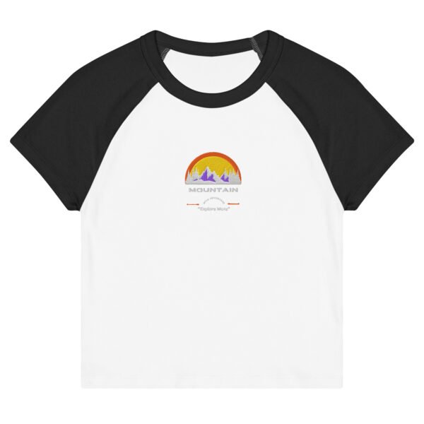 women’s micro rib raglan baby tee