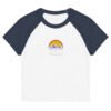 women’s micro rib raglan baby tee