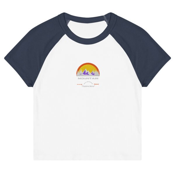 women’s micro rib raglan baby tee