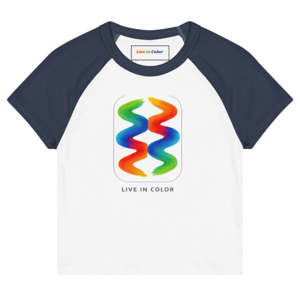 women’s micro rib raglan baby tee