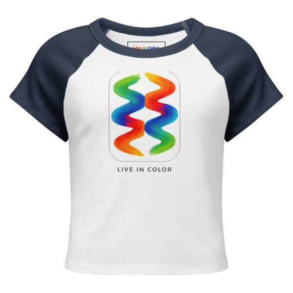 women’s micro rib raglan baby tee