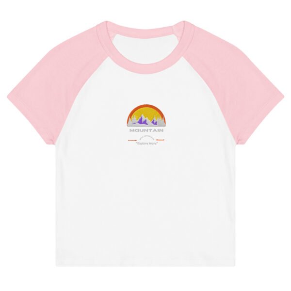 women’s micro rib raglan baby tee