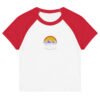 women’s micro rib raglan baby tee