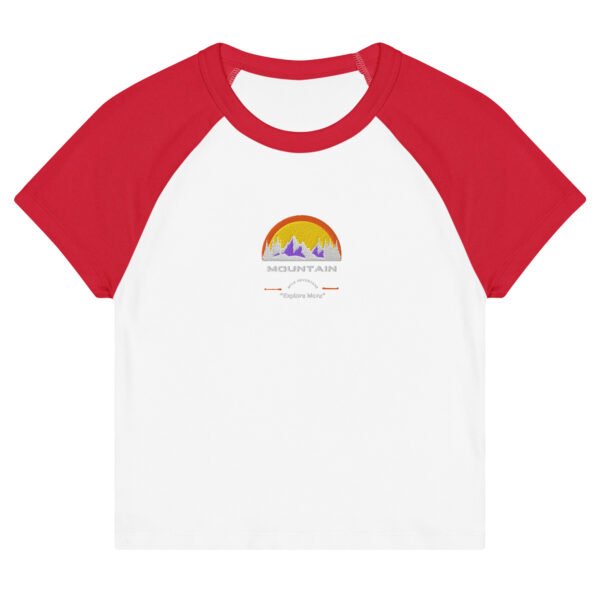 women’s micro rib raglan baby tee