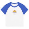 women’s micro rib raglan baby tee