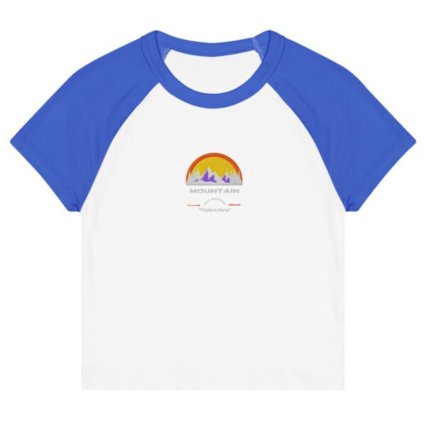 women’s micro rib raglan baby tee