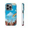 kids rainbow sky phone case – colorful cloud & happy children tough case kids rainbow sky phone case – colorful cloud & happy children tough case