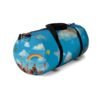 cute cloudy sky duffel bag — whimsical kids travel gym bag with sleeping cloud & stars