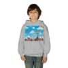 kids rainbow cloud hoodie — "painting the cloud" youth sweatshirt