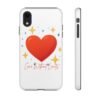 heart sparkle phone case – “love without limits” protective cover