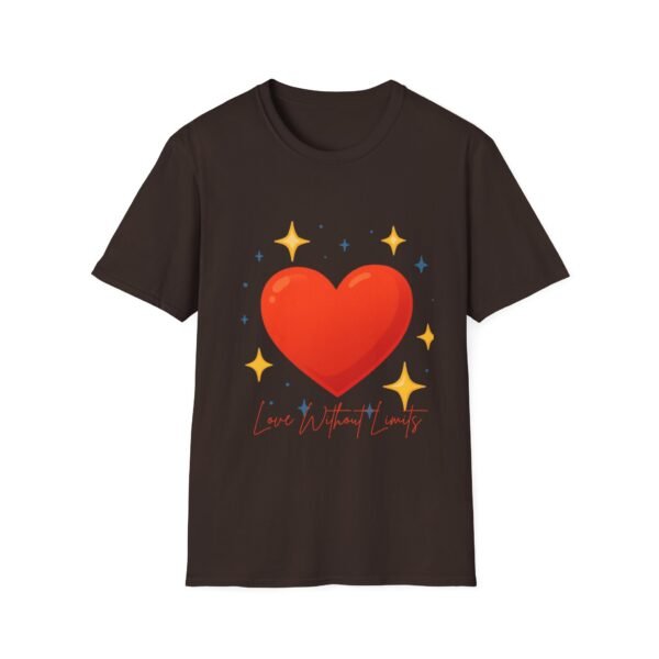 heart graphic t shirt — "love is the answer, always" valentine tee
