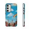 kids rainbow sky phone case – colorful cloud & happy children tough case kids rainbow sky phone case – colorful cloud & happy children tough case