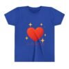 youth tee — 'love without limits' heart graphic kids t shirt youth tee — 'love without limits' heart graphic kids t shirt