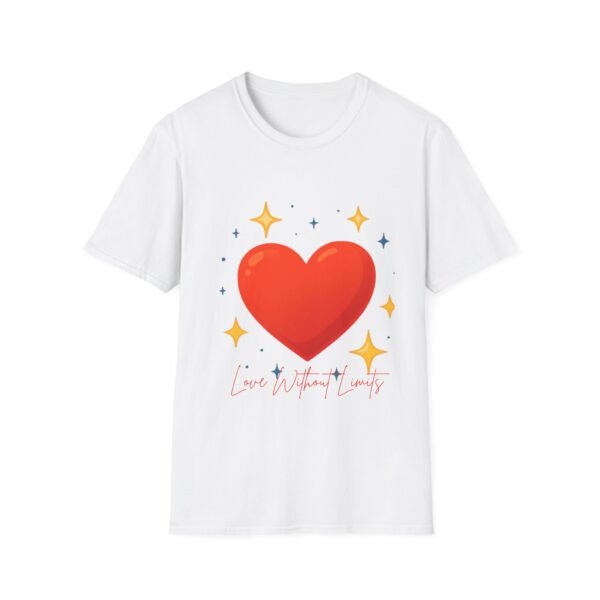 heart graphic t shirt — "love is the answer, always" valentine tee