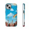 kids rainbow sky phone case – colorful cloud & happy children tough case kids rainbow sky phone case – colorful cloud & happy children tough case