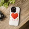 heart sparkle phone case – “love without limits” protective cover
