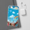 whimsical rainbow clouds phone case — cute kids sky illustration