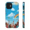kids rainbow sky phone case – colorful cloud & happy children tough case kids rainbow sky phone case – colorful cloud & happy children tough case