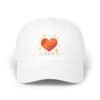 heart sparkle dad cap — embroidered love baseball hat heart sparkle dad cap — embroidered love baseball hat