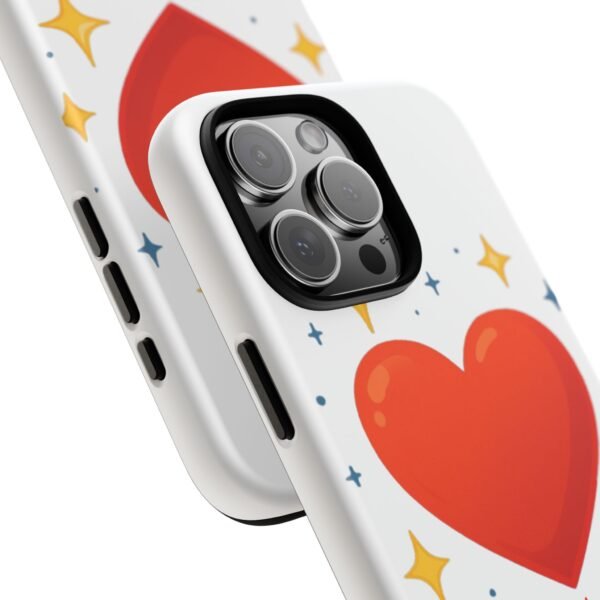 heart sparkle phone case – “love without limits” protective cover