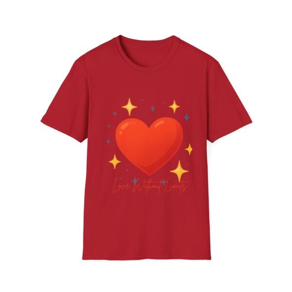 heart graphic t shirt — "love is the answer, always" valentine tee