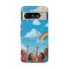 kids rainbow sky phone case – colorful cloud & happy children tough case kids rainbow sky phone case – colorful cloud & happy children tough case