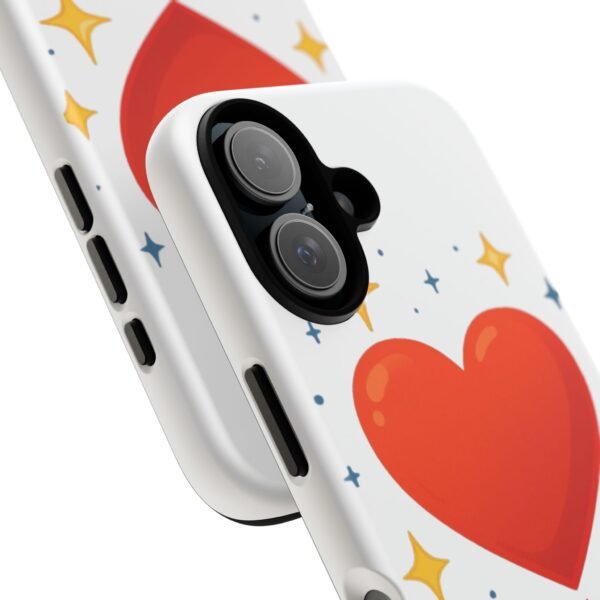 heart sparkle phone case – “love without limits” protective cover