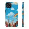 kids rainbow sky phone case – colorful cloud & happy children tough case kids rainbow sky phone case – colorful cloud & happy children tough case