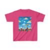 kids tee — joyful rainbow cloud design (“painting the cloud”) kids tee — joyful rainbow cloud design (“painting the cloud”)