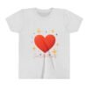 youth tee — 'love without limits' heart graphic kids t shirt youth tee — 'love without limits' heart graphic kids t shirt