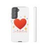heart sparkle phone case – “love without limits” protective cover
