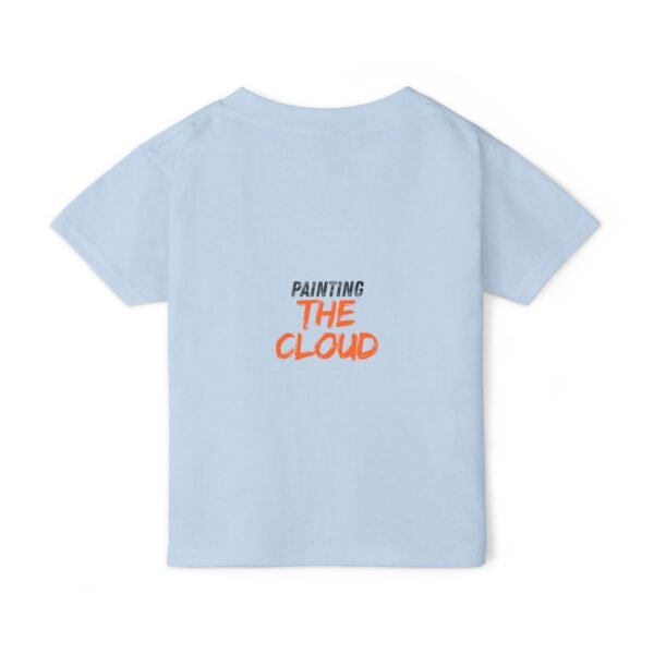 toddler t‑shirt — painting the cloud rainbow kids graphic tee